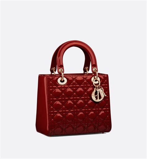 lady dior bag cherry red|dior cherry blossom bag.